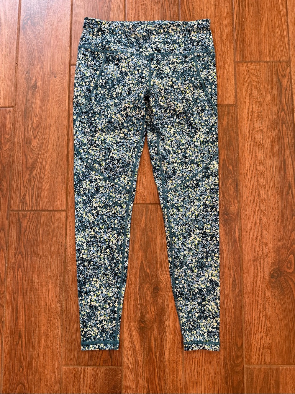 Sweaty Betty Power Women's Blue Multicolor Floral Ankle Leggings Size 8